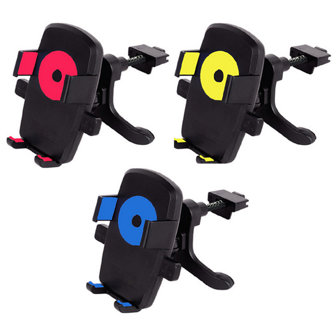 出风口支架 外贸爆款自动锁车载支架 360度旋转手机支架