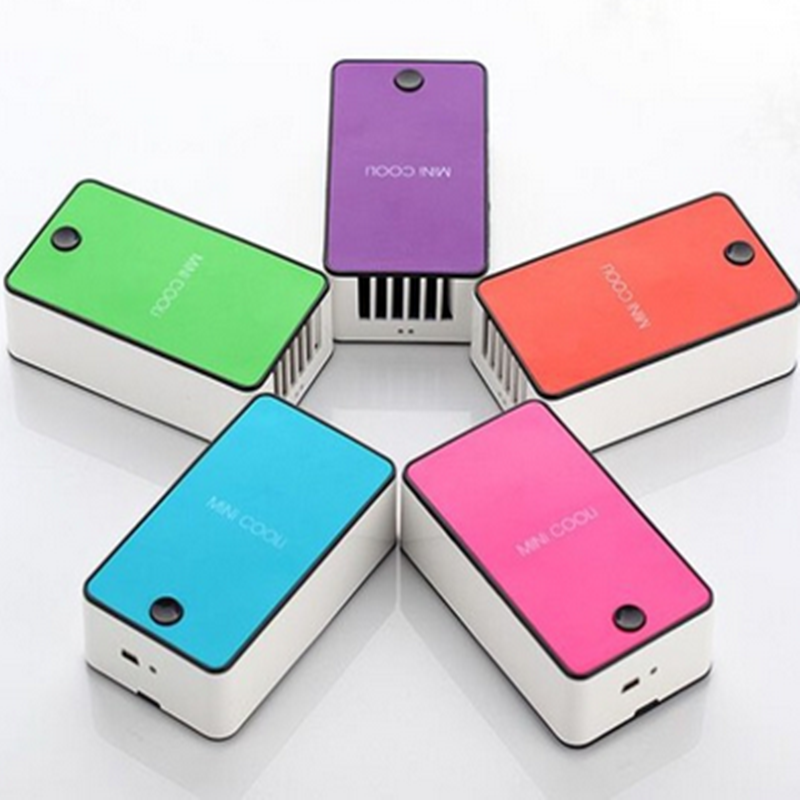 Mini portable cooling air conditioning fan Palm air volume mute fan Specification drawing