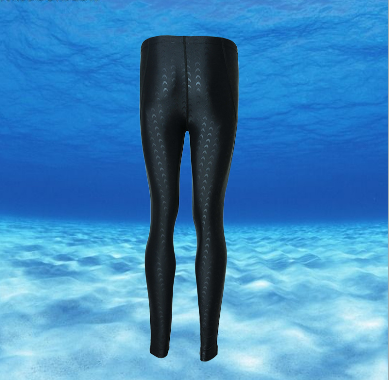 Waterproof, quick-drying, sharkskin-like competition men's swimming trunks and 9-point diving surfing suits details Picture