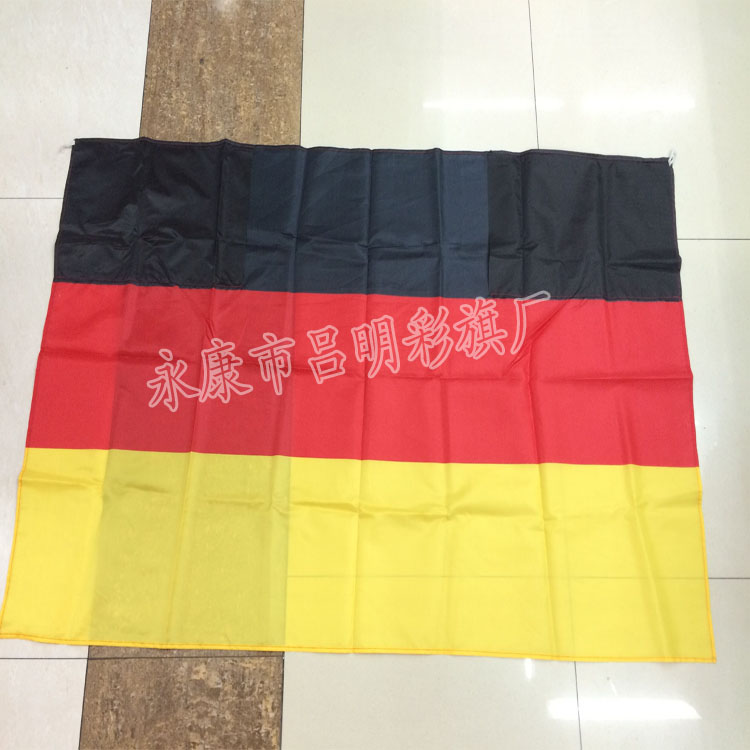 厂家批发加纳国旗广告彩旗 50*70cm印花户外旗帜细节图