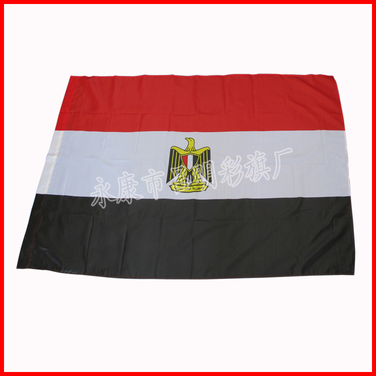 厂家直销各国国旗可定制 90*150cm春亚纺埃及国旗产品图
