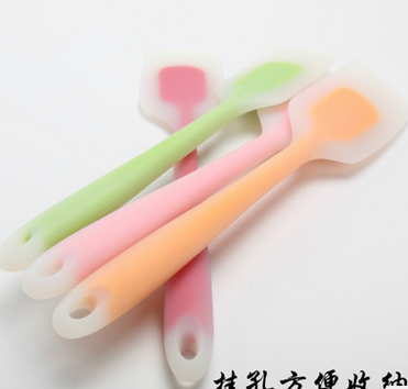 Silicone baking cake spatula one-piece semi-transparent cream spatula stripper spatula high temperature resistant mixer thumbnail