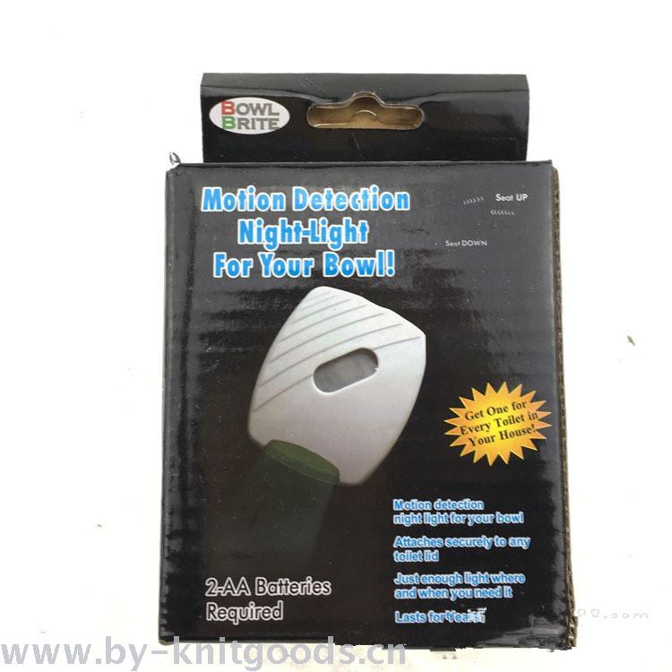 智能人体感应灯马桶盖感应灯 LED创意小夜灯 马桶灯