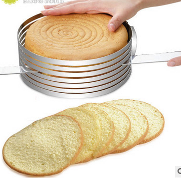 分层切片可伸缩慕斯圈蛋糕圈活动蛋糕模具烘焙用具产品图