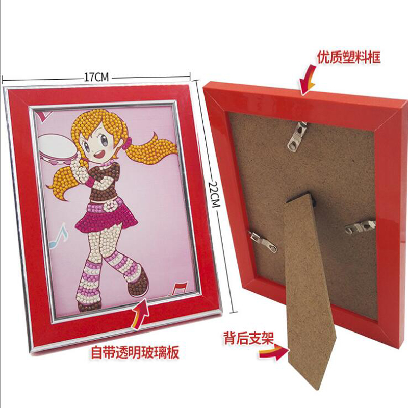 钻石画、皮画实物图