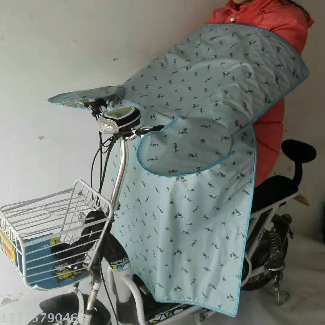电动车新款夏季挡风被 防晒连体款挡风被 遮阳罩厂家直销