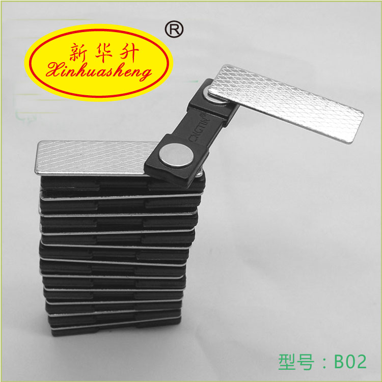 新华升吸铁石强磁胸牌胸章证件卡胸卡亚克力胸牌铝合金胸牌产品图