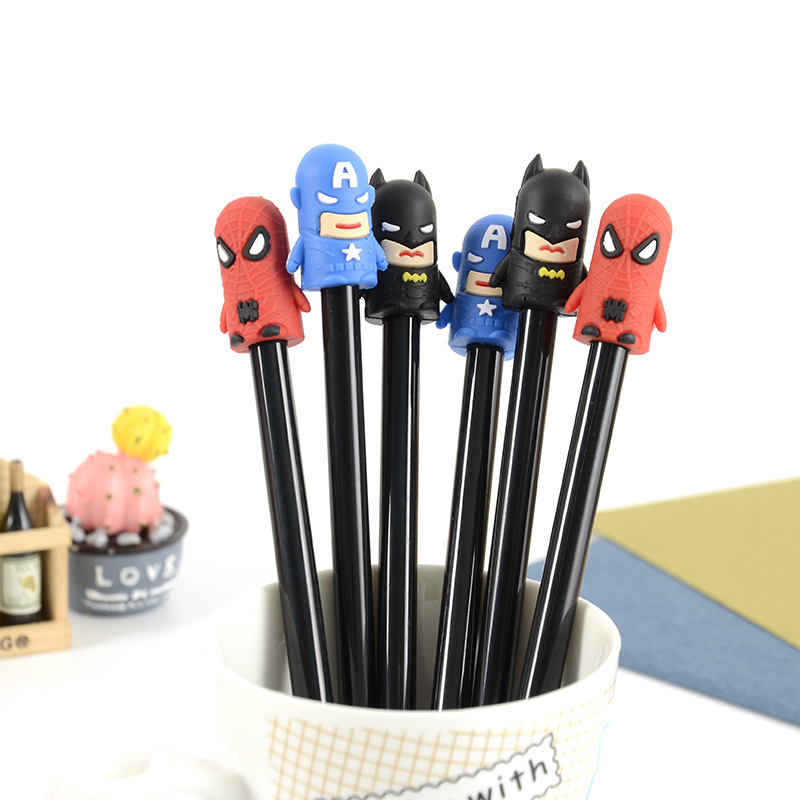 Captain America Batman Spider-Man Styling Neutral pen Superhero neutral pen