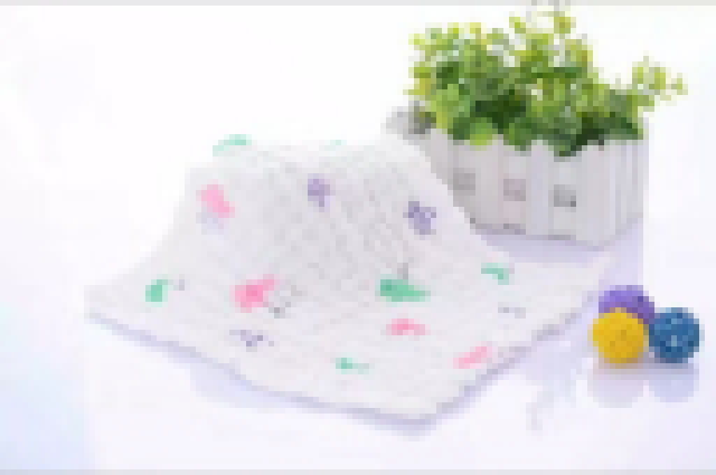 Pure Cotton Printed Folding Square Towel Universal Easy To Use Pure Cotton Super Towel Skin Friendly Saliva Towel Soft And Comfortable Specification drawing