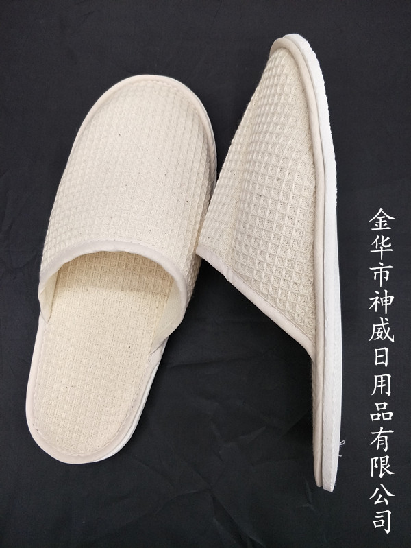 华夫格满头本色拖鞋产品图