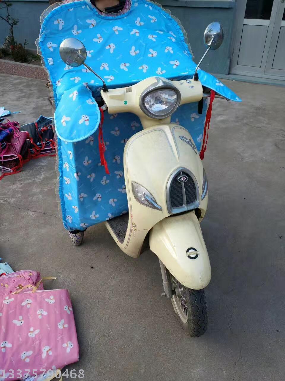 电动车加大连体挡风被夏季防水 防晒手套遮阳罩电瓶车防风防走光