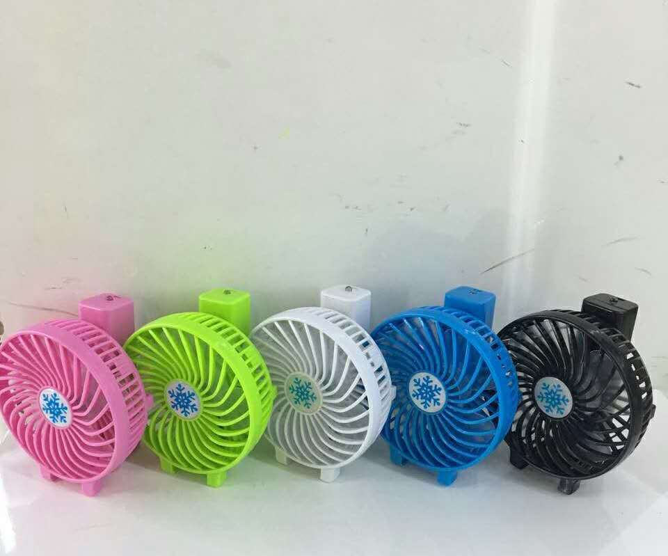 雪花手持usb风扇充电小风扇USB 迷你风扇塑料电风扇细节图
