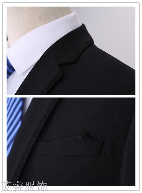 Korean-style men's suit, formal suit, fitted business suit, groom's dress, work clothes Specification image