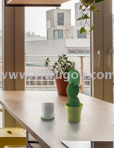 仙人掌杯垫组合