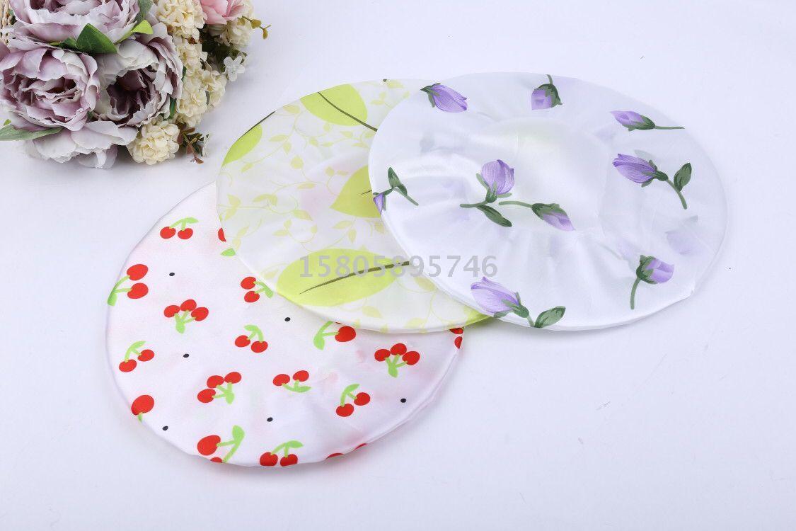 浴花浴帽实物图