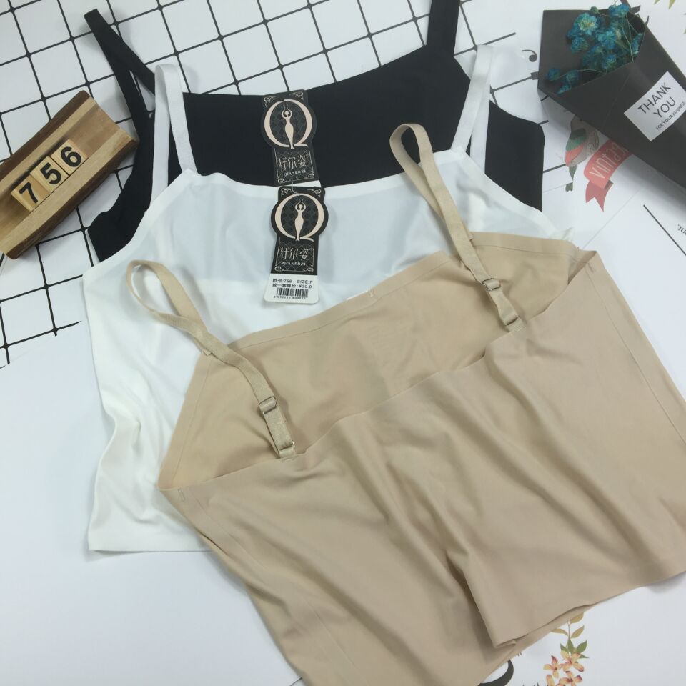One-Piece Seamless Underwear Vest With No Underwire To Cover The Chest details Picture