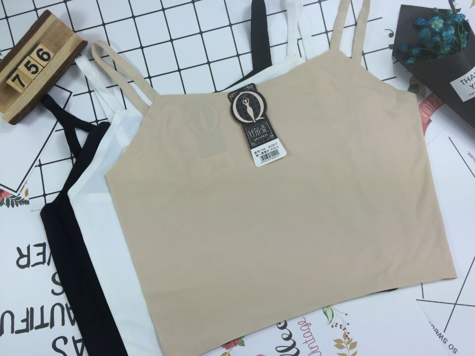 One-Piece Seamless Underwear Vest With No Underwire To Cover The Chest Specification drawing