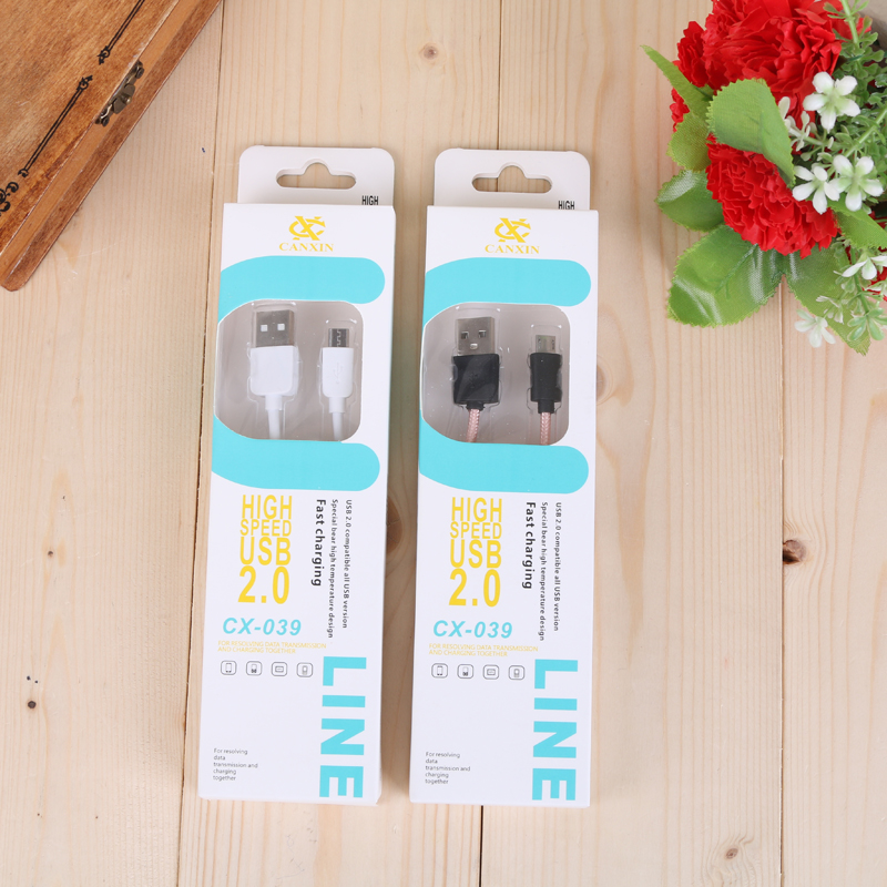 安卓手机充电器 手机配件数据线 USB2.0充电线