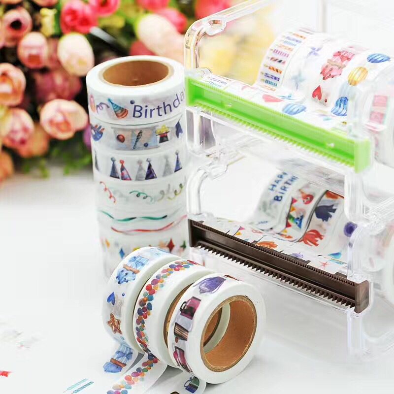 【生日快乐】和纸胶带 DIY手账装饰贴 1.5cm*10m产品图