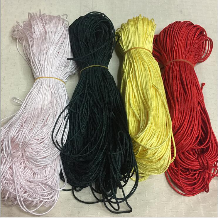 厂家直销 2至3MM粗璎珞绳玉线 编织手工DIY手链绳珠宝绳
