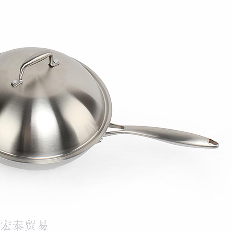 Fengzi Three Layer 304 Stainless Steel Wok Physical Non-Stick Induction Cooker Through Cbff Application Scenario