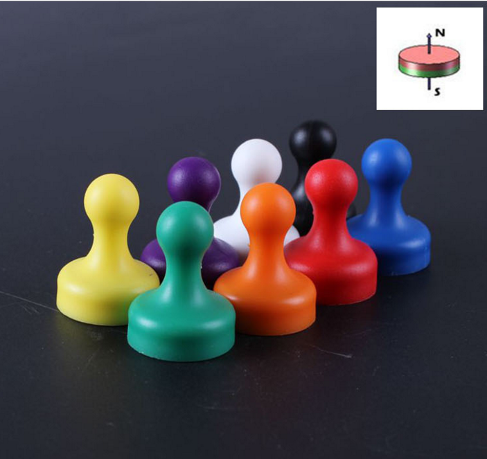 办公塑料磁性磁扣钕铁硼强力磁铁包塑磁扣 厂家直销 品质保证细节图