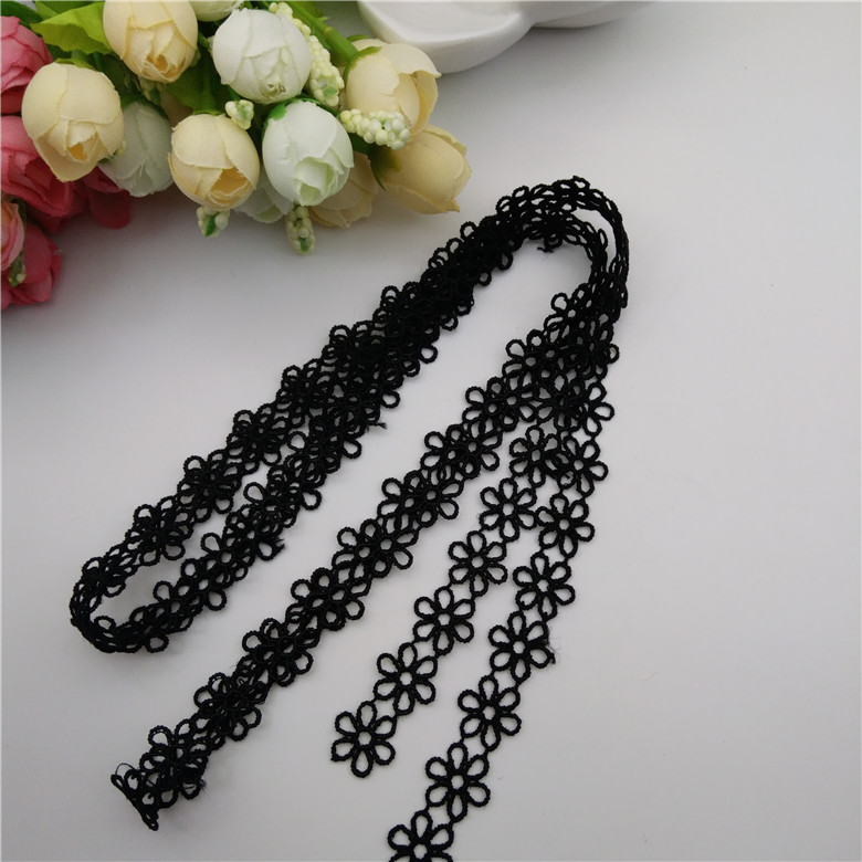 Fine-thread polyester water-soluble lace Specification image