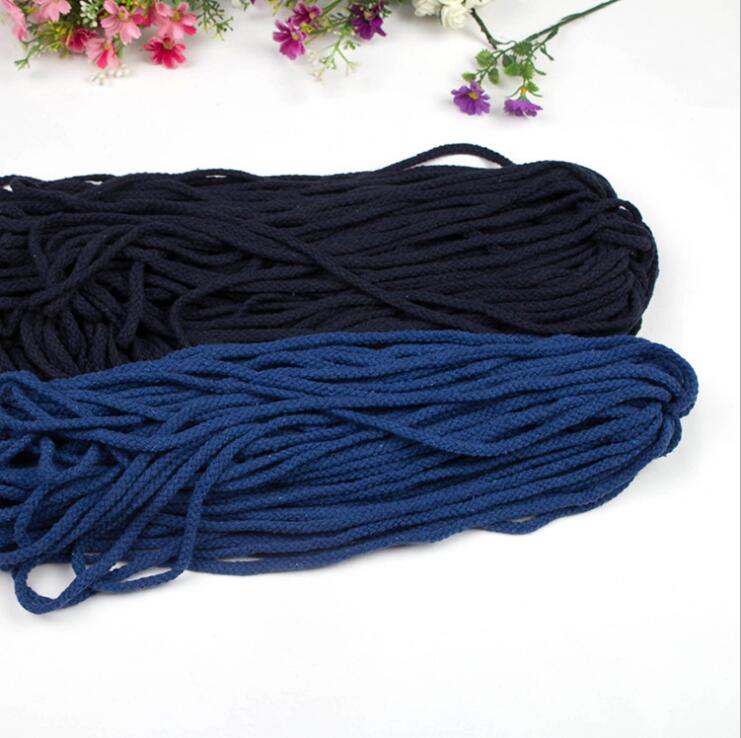 八股棉绳 彩色空心编织、腰绳、帽绳、束口绳详情图1