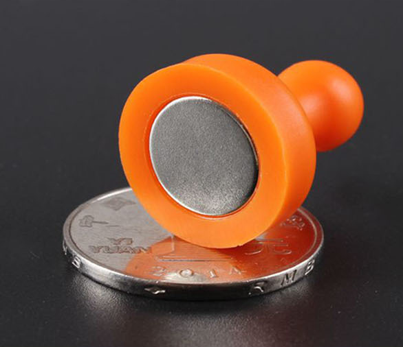 办公塑料磁性磁扣钕铁硼强力磁铁包塑磁扣 厂家直销 品质保证产品图