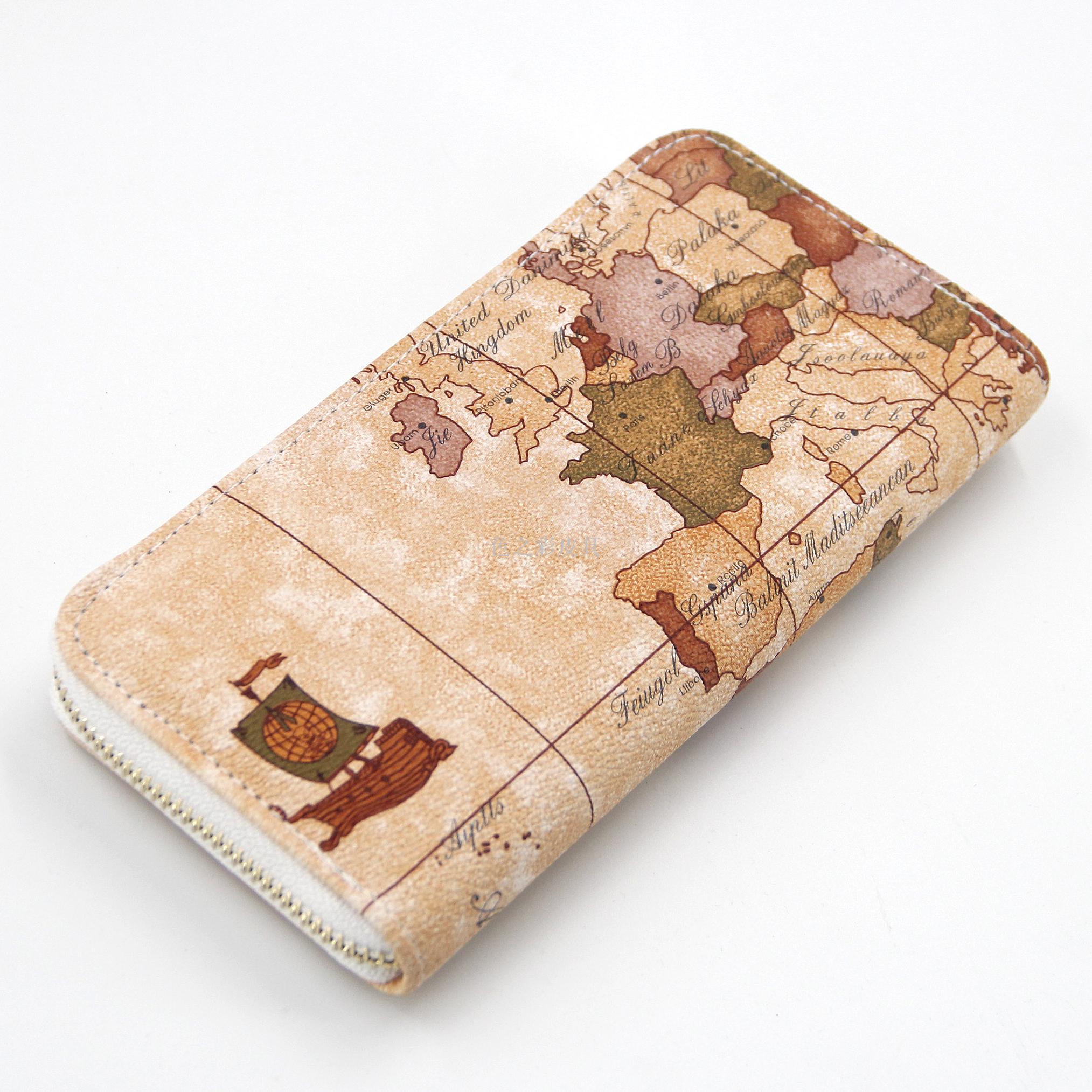 新款钱包数码印拉链包厂家直销单拉包欧美热销款现货速卖通详情图3