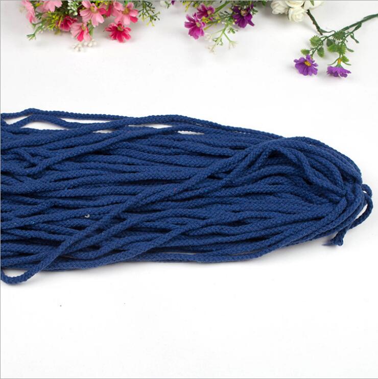 八股棉绳 彩色空心编织、腰绳、帽绳、束口绳详情图3