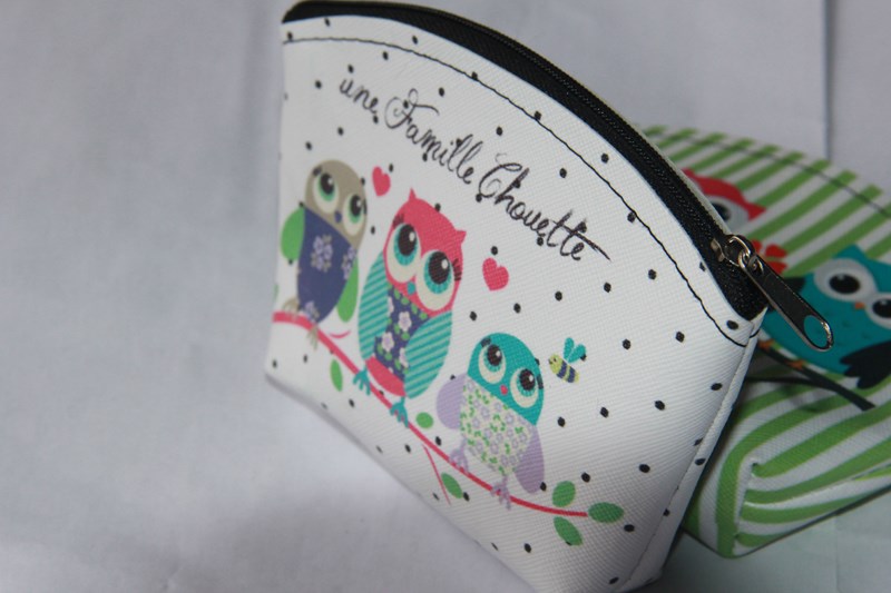 Manufacturers Wholesale Boutique Cartoon Cute Girl Coin Purse Canvas Makeup Bag Coin Bag Lady Purse Specification drawing