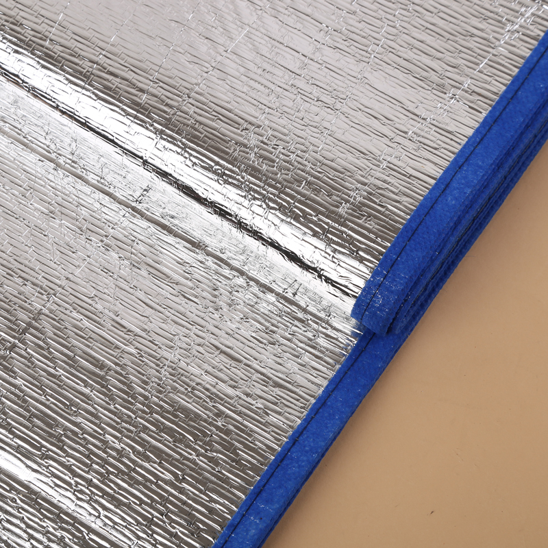 Bed Straw Silk Silver Film Material Leisure Beach Mat Outdoor Mat Antibacterial Bed Mat Single Winter Thickened Mattress Cover Protective Cover Mat Specification drawing