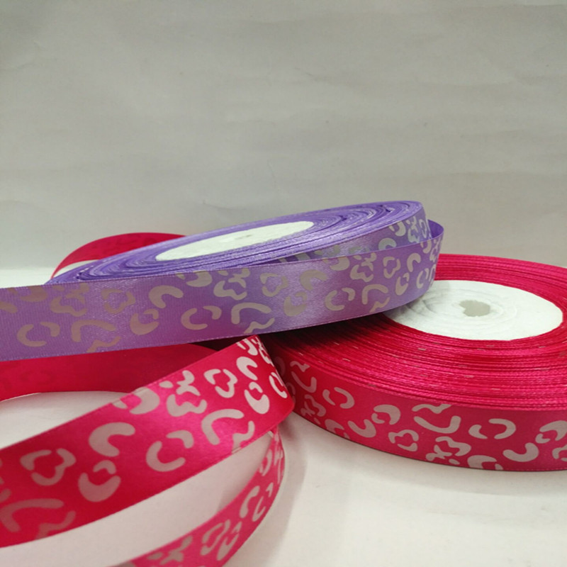 8 minutes 2.5 cm leopard print ribbon printed clothing, gift packaging, hair accessories, accessories and accessories details Picture