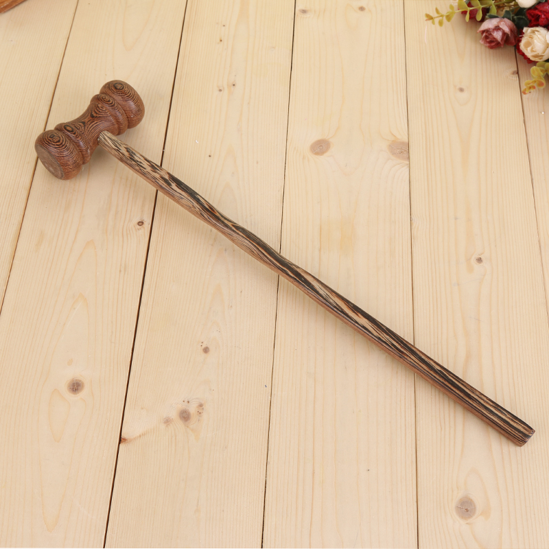 Manufacturers Direct Sales Chicken Wings Wooden Wine Bottle Hammer Duck Egg Hammer Bamboo Hammer Massage Hammer Fitness