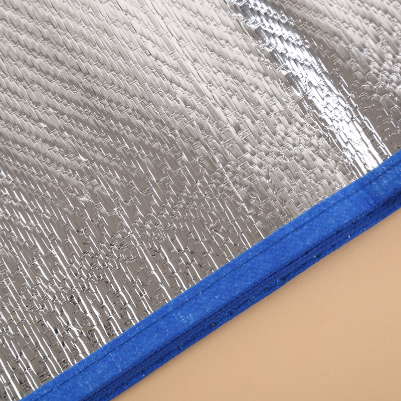 Factory direct sales of grass silk silver light film material leisure beach MATS Specification image