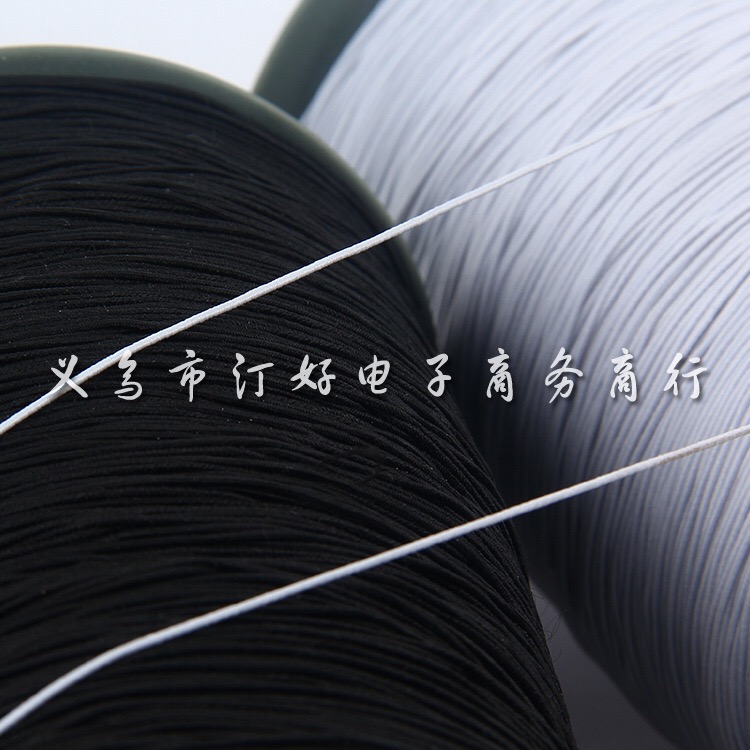 0.08Cm Core-Wrapped Elastic Tube With Buddha Bead String High Elastic Multi-Color Elastic Rope Application Scenario