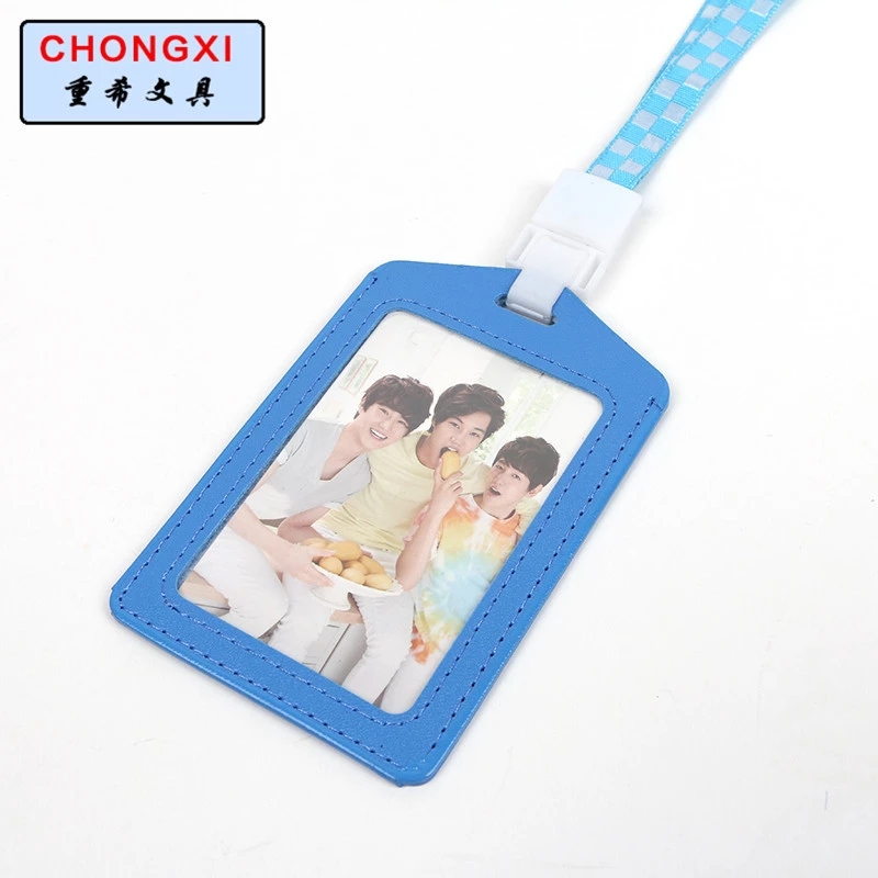 We supply cute checkered square buckle color card cases, cartoon ID cards, school nameplates, pickup truck cases, bus card cases and lanyards Application Scenario