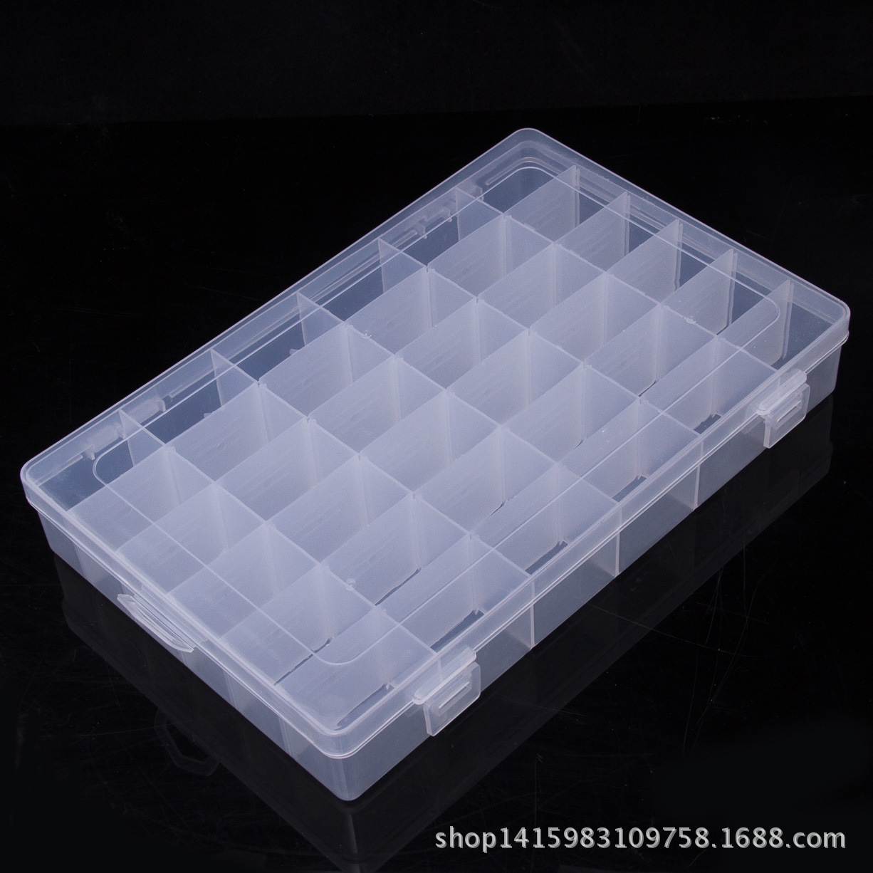 36 grid pp storage box Transparent lattice detachable anti-string grid beaded beaded box Handmade accessories box thumbnail