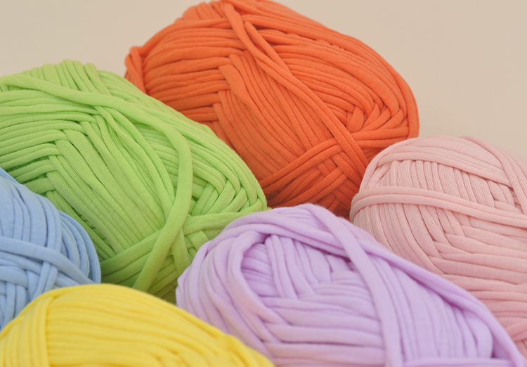 Factory direct sales of handmade fabric thread, DIY woven hook wrapping thread, storage basket thread, wool thread Specification image