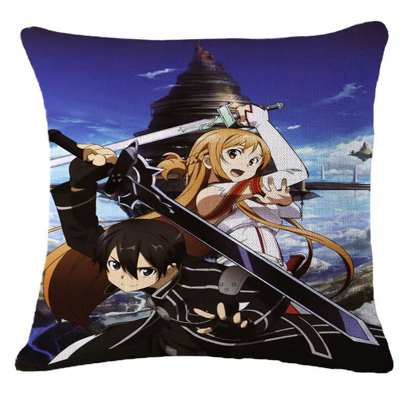 The popular cartoon series sofa pillowcases, sofa car midday rest cushions and throw pillows in foreign trade Application Scenario