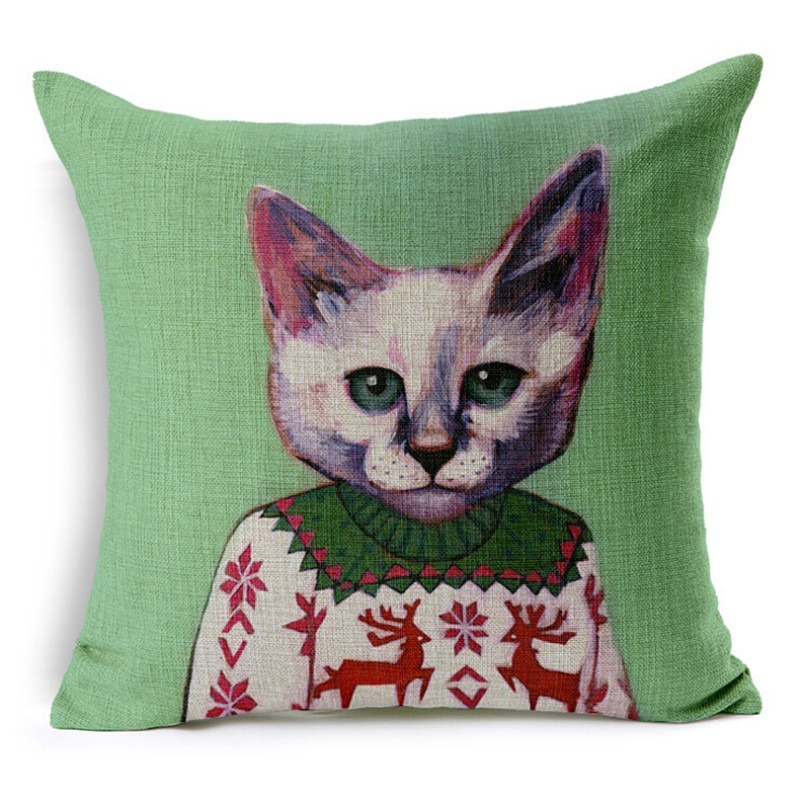 Factory direct sales of chair cushions, cartoon cat plush pillows, creative office car seat cushions and backrests Application Scenario