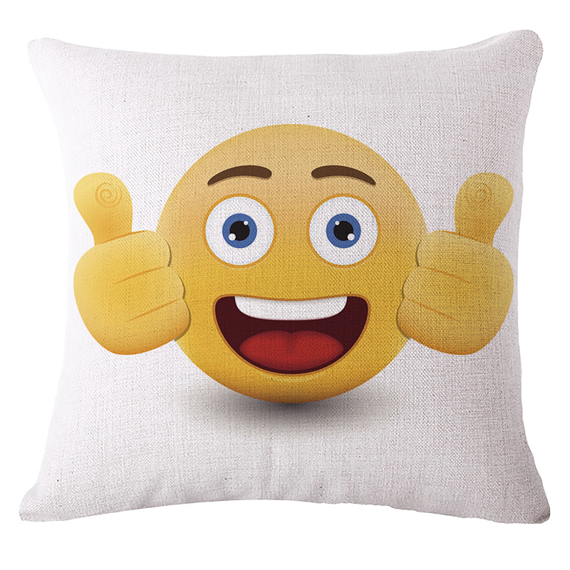 QQ Emoji Series throw pillows, personalized cushions, car throw pillows, seat cushions, factory direct sales throw pillows Specification image