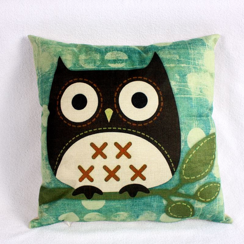 Cartoon cotton and linen pillowcases, custom cushions, car and home headrests, animal sofa cushions, cushions Specification image
