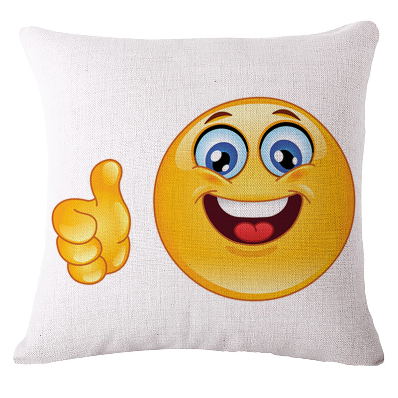QQ Emoji Series throw pillows, personalized cushions, car throw pillows, seat cushions, factory direct sales throw pillows details Picture