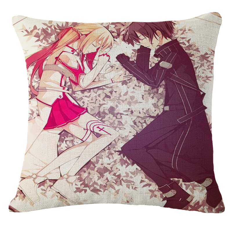 The popular cartoon series sofa pillowcases, sofa car midday rest cushions and throw pillows in foreign trade details Picture