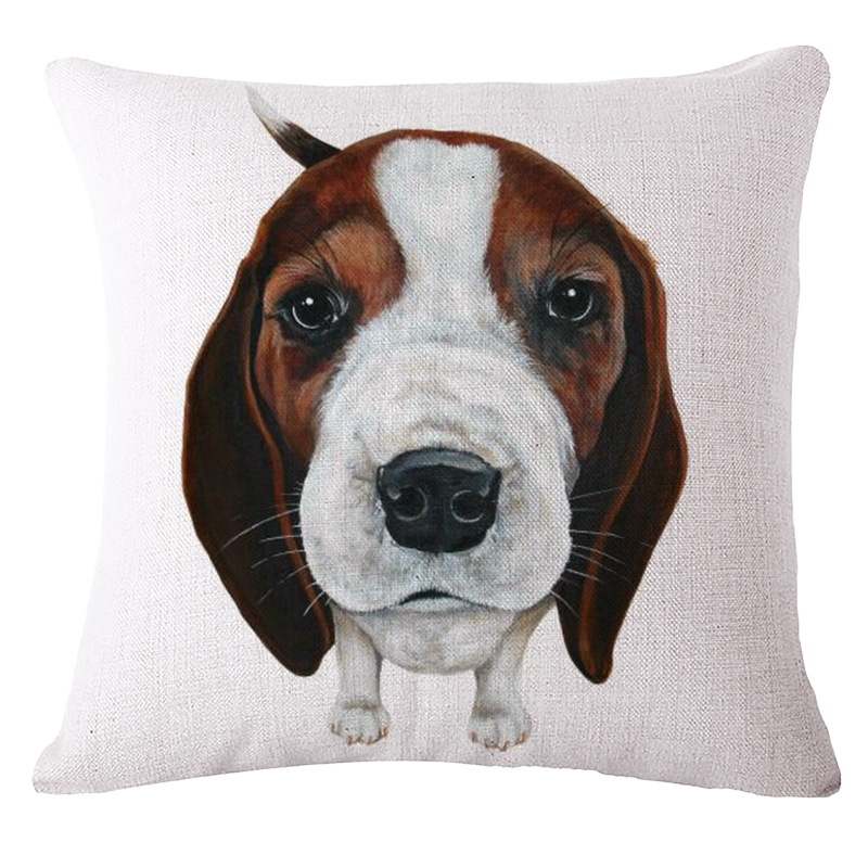 Best-selling celebrity dog throw pillow, sofa cushion cover, waist support pillow, throw pillow cover, and midday rest pillow Application Scenario