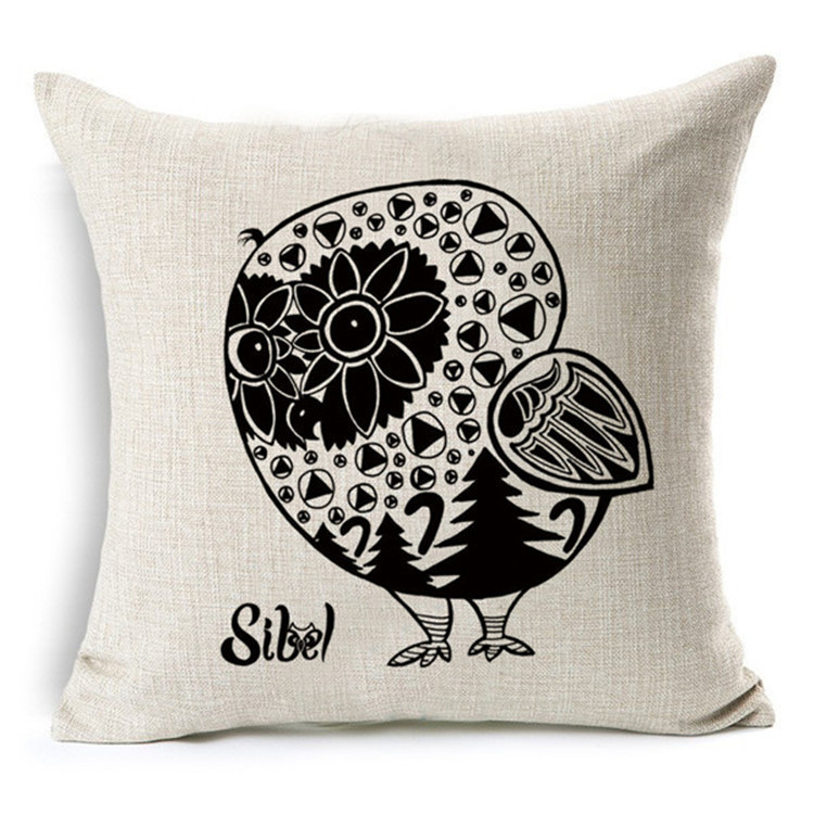 New factory direct sales and wholesale of owl cushions, plump car office seat cushions Specification image