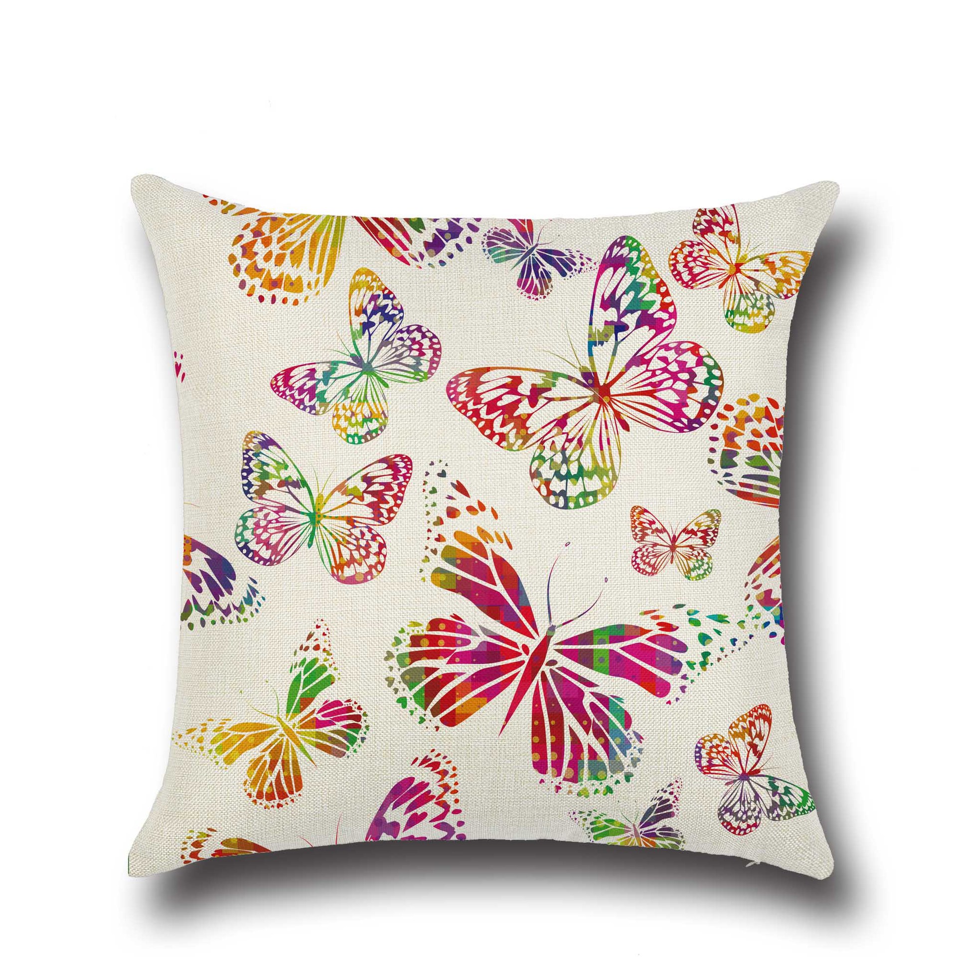 Cotton and linen printed pillow covers, custom-made by Yiwu home textile fabric pillow manufacturer based on provided drawings Application Scenario