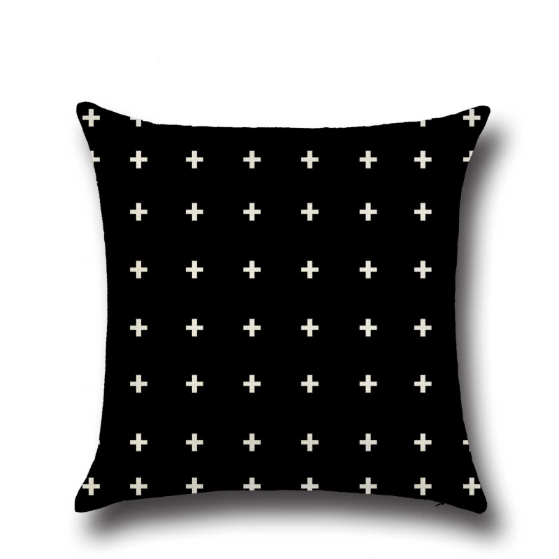 Hot-selling black and white series throw pillows, personalized and fashionable throw pillows, seat cushions, car cushions, throw pillows Application Scenario
